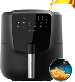 Cecotec Heißluftfritteuse Cecofry Rain. 5,5 l, integrierte Ölbrause, 7 Stufen, fortschrittliche Technologie, 1550 W, Touchpanel. — thumbnail 1