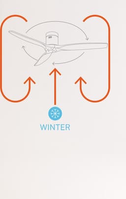 CREATE - Plafondventilator 40W silent Ø132 cm - Met Wandregelaar - Met Afstandsbediening - 6 Snelheden - Timer - Zomer/Winter functie - Naturel Hout - WIND CALM — thumbnail 5