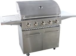 Grilluxe RVS gasbarbecue 5 branders met zijbrander — thumbnail 1