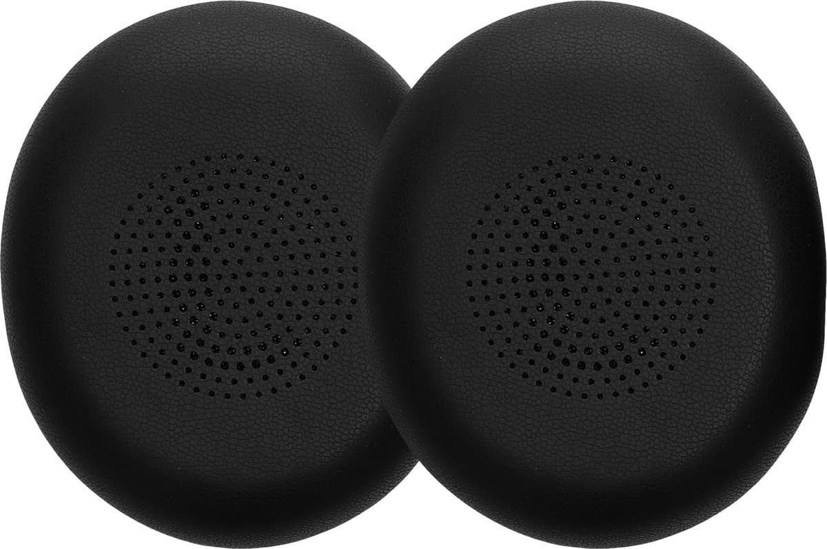kwmobile 2x oorkussens geschikt voor Jabra Evolve 2 65 / Evolve 65 SE - Earpads voor koptelefoon in zwart — afbeelding 1
