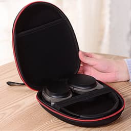Somstyle Beschermhoes Draagtas Geschikt Voor JBL Live 650BTNC/400BT/500BT/460NC - Hard Cover Koptelefoon - Zwart — thumbnail 5