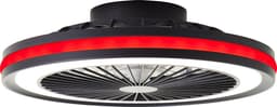 Brilliant Palmero - Plafondventilator - Plafondventilator - LED 40W - 3000K-6500K - Dimbaar - Zwart — thumbnail 3