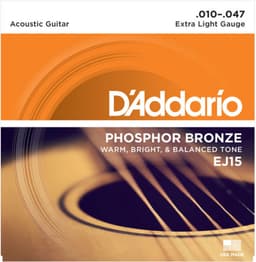 D'Addario EJ15 - Snarenset voor akoestische western gitaar .010-.047 — thumbnail 1