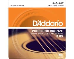 D'Addario EJ15 - Snarenset voor akoestische western gitaar .010-.047