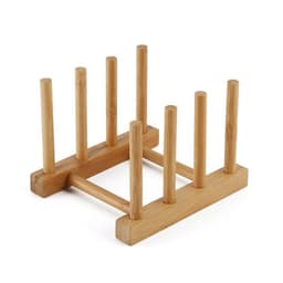 Massief hout schotel DRIP rack Plaathouder  maat: 14x12x10cm — thumbnail 2