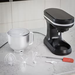 Selotus Keukenmixer – 6L RVS mengskom – 3x opzet stuk erbij – Likker – keukenmachine – foodprocessor – keukenrobot – 1400W - Zwart — thumbnail 2