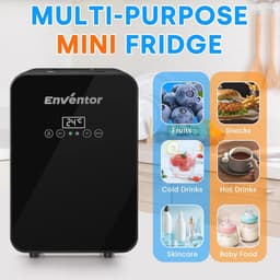 Mini Koelkast 10L - Stille Koelkast met LCD-Temperatuurdisplay voor Huidverzorging, Warm/Koud-functie, Ideaal voor Slaapkamer, Auto, Kantoor en Reizen — thumbnail 4
