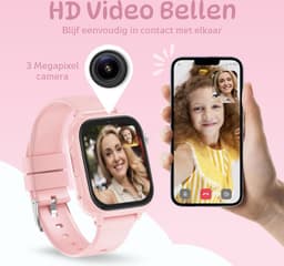 4G Smartwatch kinderen - GPS Horloge kind - HD Videobellen & Stappenteller - Speelgoed - Incl Simkaart — thumbnail 5