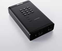 iStorage diskAshur DT3 HDD – externe harde schijf – 20TB – USB – 256-bit – Zwart — thumbnail 4
