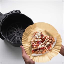 OTIX Airfryer Bakpapier - Bakpapiervellen - Rond - Accessoires - Bakspullen - 20x20 — thumbnail 4