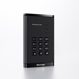 iStorage diskAshur PRO3 HDD – externe harde schijf – 1TB – USB – 256-bit – Zwart — thumbnail 1