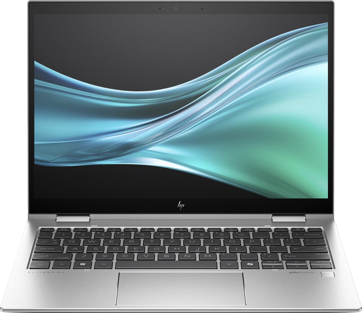 "HP Elite x360 830 G11 Intel Core Ultra 7 155U Hybride (2-in-1) 33,8 cm (13.3"") Touchscreen WUXGA 16 GB LPDDR5x-SDRAM 512 GB SSD Wi-Fi 6E (802.11ax) Windows 11 Pro AI PC Zilver" — afbeelding 1