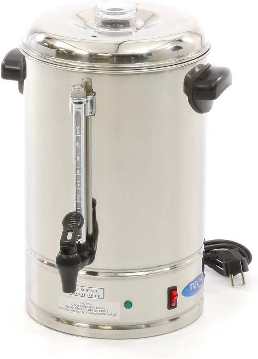 Koffie Percolator - 10 L - 80 Kopjes - Uitneembaar Koffiefilter — afbeelding 1