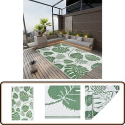 vidaXL - Buitenkleed - ARAKIL - 190x290 - cm - polypropeen - groen — thumbnail 2