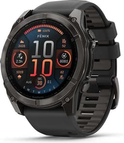 Garmin Fenix 8 Sapphire AMOLED 51mm - Carbon Gray DLC Titanium - Multisport GPS Smartwatch - Zwart/Grijs — thumbnail 1