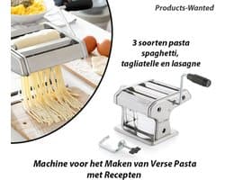 Machine voor het Maken van Verse Pasta met Recepten