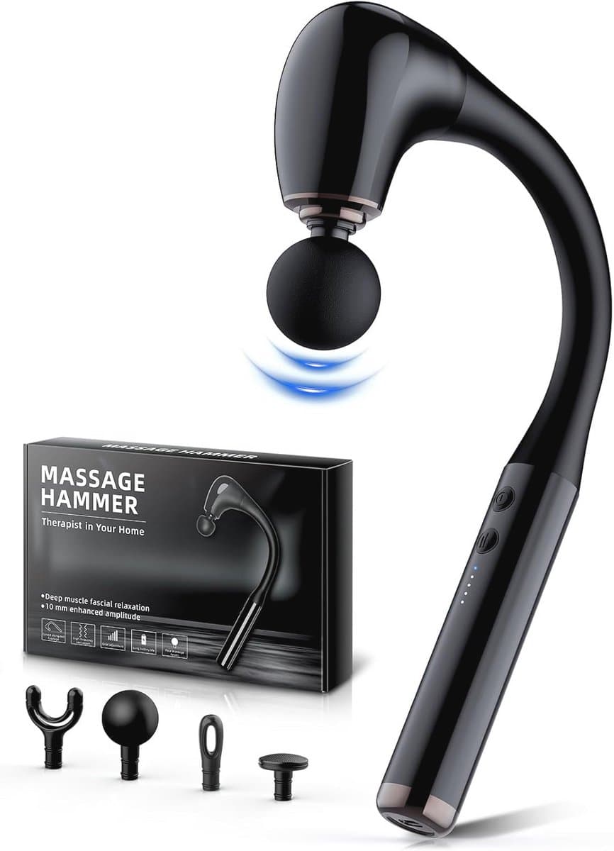 Diep Weefsel Massagepistool met 16 mm Massagekop voor Pijnverlichting - Draagbaar en Ergonomisch — afbeelding 1
