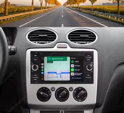 Autoradio 1/32GB met Carplay en Android auto | Geschikt voor Ford Focus Fiesta Fusion C, S max Mondeo Hobby TL Transit Connect Galaxy Kuga 2002-2013 | Radio scherm met Navigatie | 2002 2003 2004 2005 2006 2007 2008 2009 2010 2011 2012 2013 | MK5 MK2 — thumbnail 5