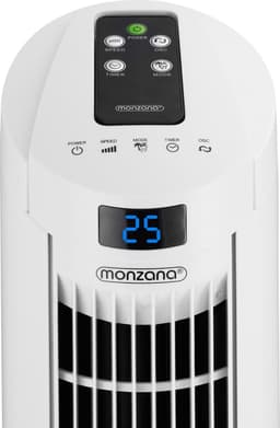 Monzana – Torenventilator -Afstandsbediening – 3 Snelheidsniveaus – Wit — thumbnail 3