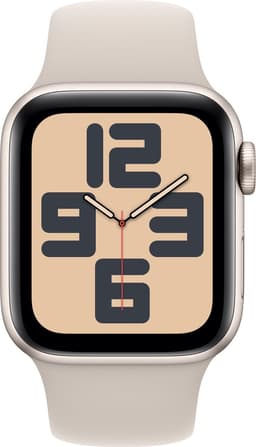 Apple Watch SE 2023 - 40mm - Starlight Aluminium Case with Starlight Sport Band - S/M — thumbnail 1