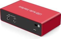 NÖRDIC SGM-225 USB Audio-interface - USB-C - XLR/1/4 - 24bit - 192kHz - Rood — thumbnail 5