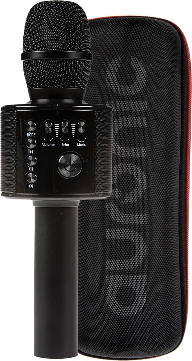Auronic Karaoke Microfoon - Draadloos - Karaoke Set met Speaker - Kinderen en Volwassenen - Zwart — afbeelding 1