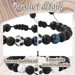 Stoere voetbal armband voor jongens van 1 tot 12 jaar, ideaal als voetbal cadeau en leuk accessoire voor jonge voetballiefhebbers — thumbnail 5