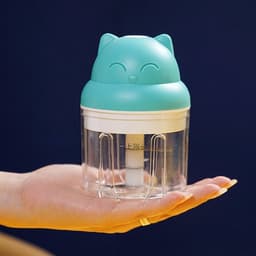 Mini Knoflook Chopper - Keukenmachine Hakker - Maaltijd Voorbereiding - Draadloos Opladen - 250ML Capaciteit - Groen — thumbnail 2