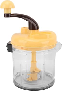 Handmatige Keukenmachine - Groente Hakker - Maaltijden Bereiden - Grote Capaciteit - 18.6x15.5x30cm - Wit — thumbnail 1