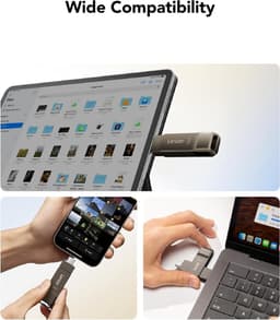 Lexar JumpDrive D40E 256GB BL Titanium, voor GL — thumbnail 2