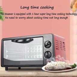 Compacte Multifunctionele Magnetron - Aanrechtoven Grill - Thuis Koken - Instelbare Temperatuur - 20-25L - Zilver — thumbnail 4