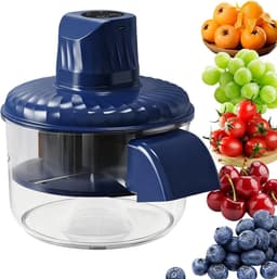 Automatische Schilmachine - Keuken Schilmes - Fruit Groente Schillen - Draadloze Portabiliteit - Grote Capaciteit - Zilver — thumbnail 5
