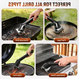 Draadloze elektrische grillborstel met 500 tpm, 2 standen en roestvrijstalen kop voor optimale grillreiniging en onderhoud — thumbnail 5