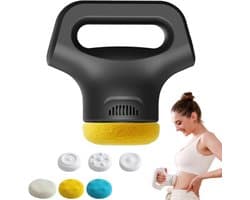 Massagepistool - Spierontspanningsapparaat - Spierherstel - 12 snelheden - 580g - Zwart