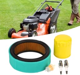 Dailygoods- Luchtfilter Revisieset - Geschikt voor KOHLER CV18S/CV23S/CV20S/CH22/CH23 - Inclusief Brandstoffilter/Bougie/Oliefilter - Stabiele Prestaties - Materiaal: IJzer/Rubber - Grasmaaieronderdelen — thumbnail 5