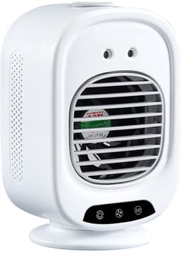 VHV-Mobiele Airco Mini - Compacte Nevelventilator met USB - Krachtige Luchtkoeler met Luchtbevochtiger - Stille Draagbare Tafelventilator voor Studentenkamer, Kantoor, Slaapkamer en Bureau — thumbnail 2