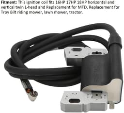 LIVIA HOME- Grasmaaier Bobine Vervanging - 16HP/17HP/18HP Motor - Rubber/Staal/ABS - Verbeterde Ontstekingsprestaties - Compatibel met OE 590781/392329 - Ontstekingsbobine — thumbnail 5
