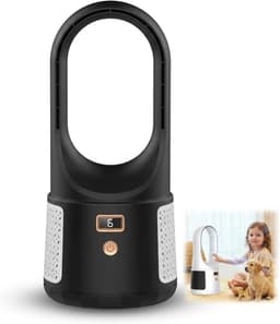 Bladloze Tafelventilator - 6 Standen - Stil - USB - Kindveilig — thumbnail 1