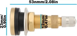 Dailygoods- Ventiel Precisieklepvervanging - 2 Stuks - Lekbestendige Afdichting - Compatibel met John Deere - Eenvoudige Installatie - Betrouwbare Bandenspanning - Bandventiel — thumbnail 2
