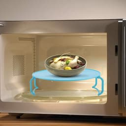 Dailygoods- Magnetron Rek Multifunctioneel - Keukenrek Staand - Keukenrek Aanrecht - Keukenrek Hangend - Keukenrekje - Duurzaam Materiaal — thumbnail 4