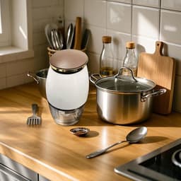 Keukenmachine - Keukenhulp - Ingrediënten Verwerken - Vier Snijsysteem - 700 ml Capaciteit - Wit — thumbnail 3