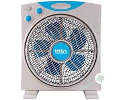 Platte ventilator - Vierkante ventilator - Ruimte koelen - Energiezuinig - 30 cm - Zilver