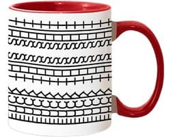 Grappige Koffiemok - Verborgen Boodschap Mok - Kantoor Cadeau - Hoge Kwaliteit Keramiek - 95 x 95 x 95 cm