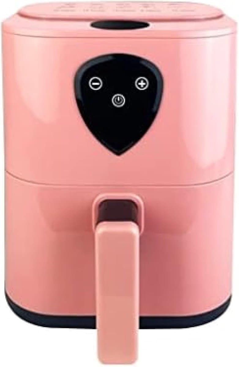 Heteluchtfriteuse - Multifunctionele Keukenapparatuur - Gezond Koken - Olievrij Frituren - 5 Liter Capaciteit - Roze — afbeelding 1