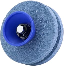 Grasmaaier Mes Slijper 2pcs - Blauw Corundum Dubbele Laag - Duurzaam en Robuust - Geschikt voor Elektrische Handboor - ShopVlot — thumbnail 3