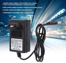 Allecto - Massagepistool oplader - Universele stekker adapter - 25 V - Kunststof - Voedingskabel voor massagepistool - Geschikt voor spierherstel -... — thumbnail 2
