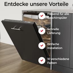 Universele Frontpaneel voor Vaatwasser (60/45 cm) - Keuze uit 10 Kleuren voor Semi/Volledig Geïntegreerd — thumbnail 3