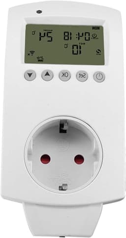 Slimme Thermostaat Plug - Verwarming Socket - Energie Besparen - WiFi App Bediening - 16A 250V - Wit — thumbnail 1