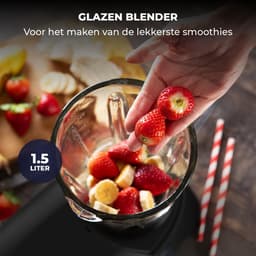 Glazen blender kan 1.5L voor Fentic keukenmachines — thumbnail 2