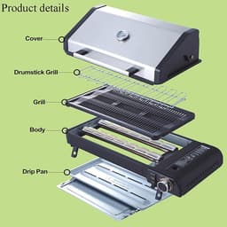 Borvat® Draagbare Camping Barbecue - Gas Barbecue - Multifunctionele Grill - Camping Kooktoestel - Outdoor BBQ — thumbnail 2
